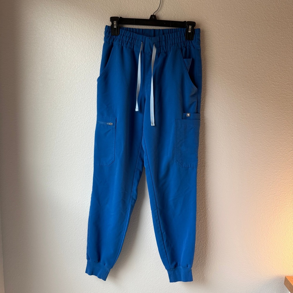 FIGS Uman Joggers — Blue · XS · Excellent Condition (No Flaws)